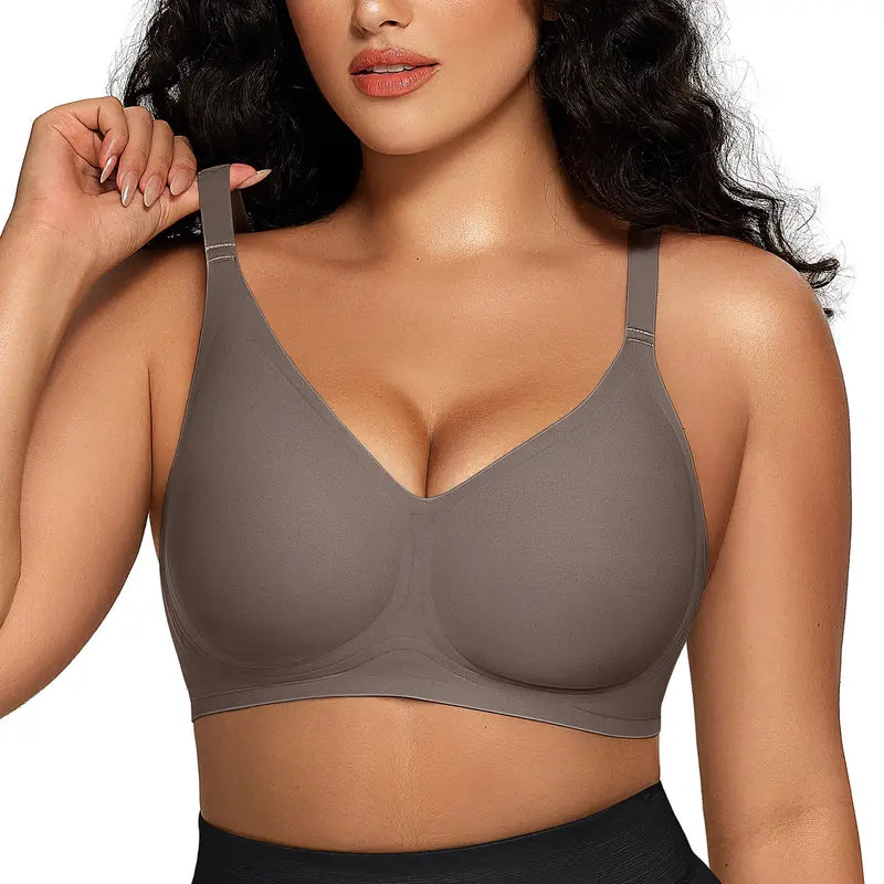 Wireless Seamless Push-Up Full Coverage Jelly Bra