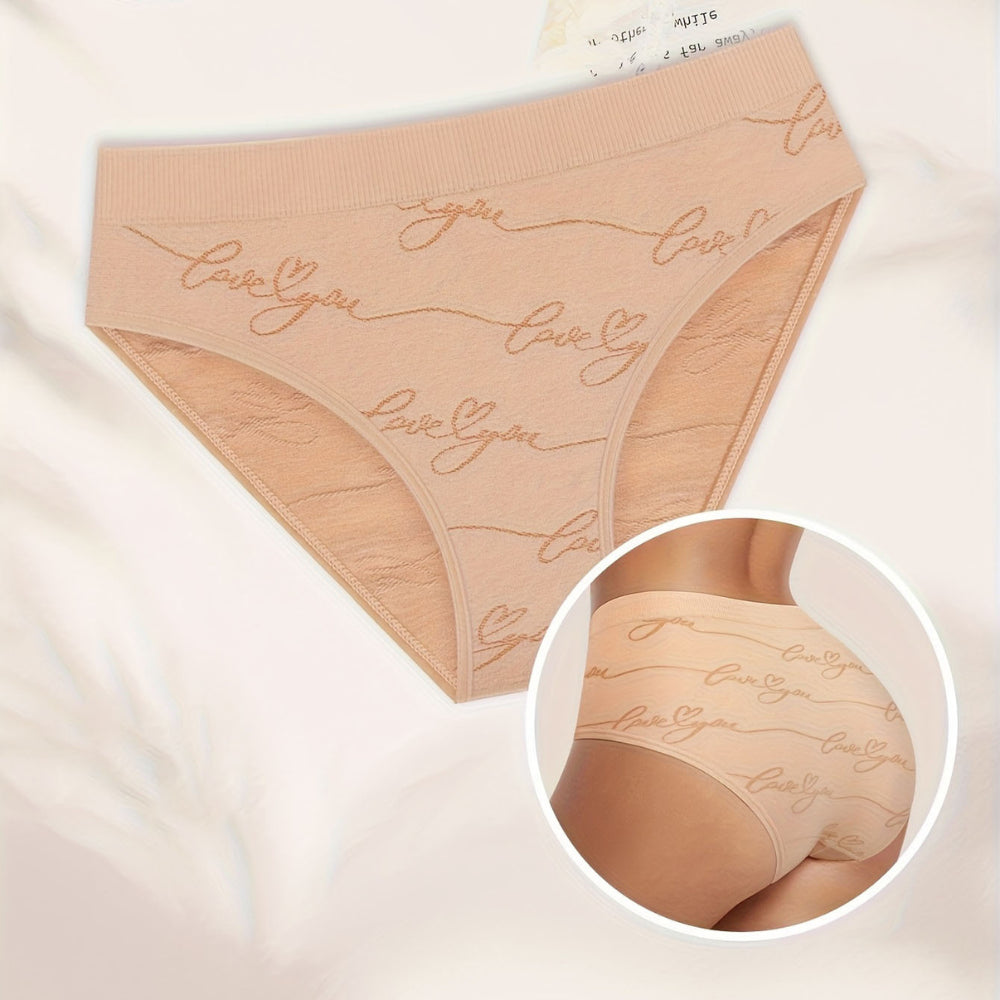 5-Pack Seamless Printed Low Rise Panties