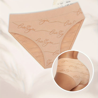 5-Pack Seamless Printed Low Rise Panties