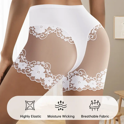 4-Pack Mesh Lace Boyshort Panties
