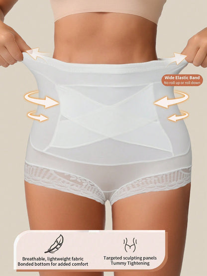 4-Pack High-Waisted Lace Sculpting Panties