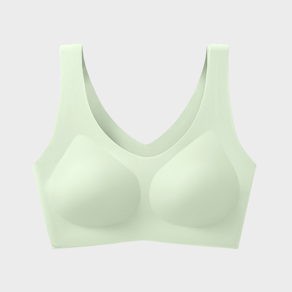 Women's Seamless Wireless Bra – Full Coverage Soft Stretch Everyday Bralette