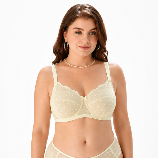 Plus Size Lace Minimizer Underwire Bra
