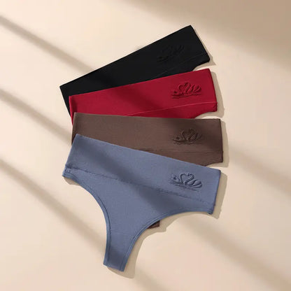 High Waist Seamless Thongs