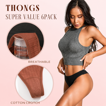 16-Pack Cotton Everyday Thong