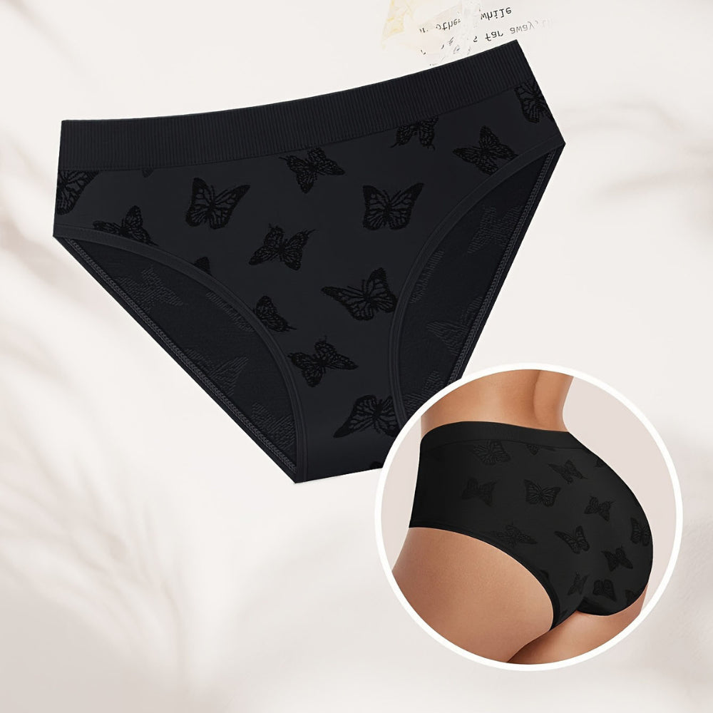 5-Pack Seamless Printed Low Rise Panties