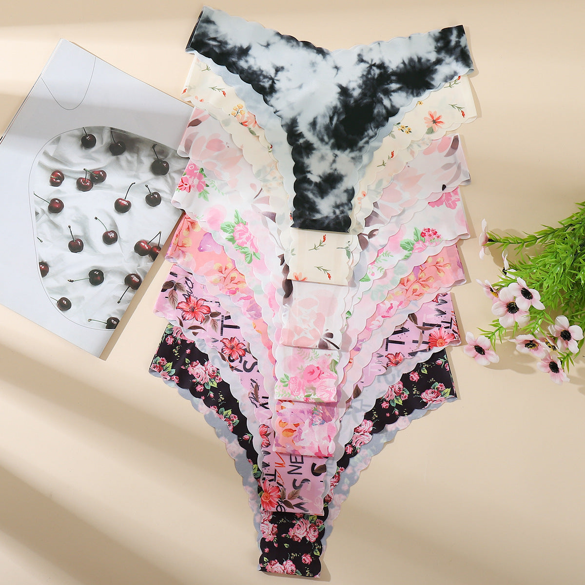 WaveEdge™ Seamless Leopard Underwear Set