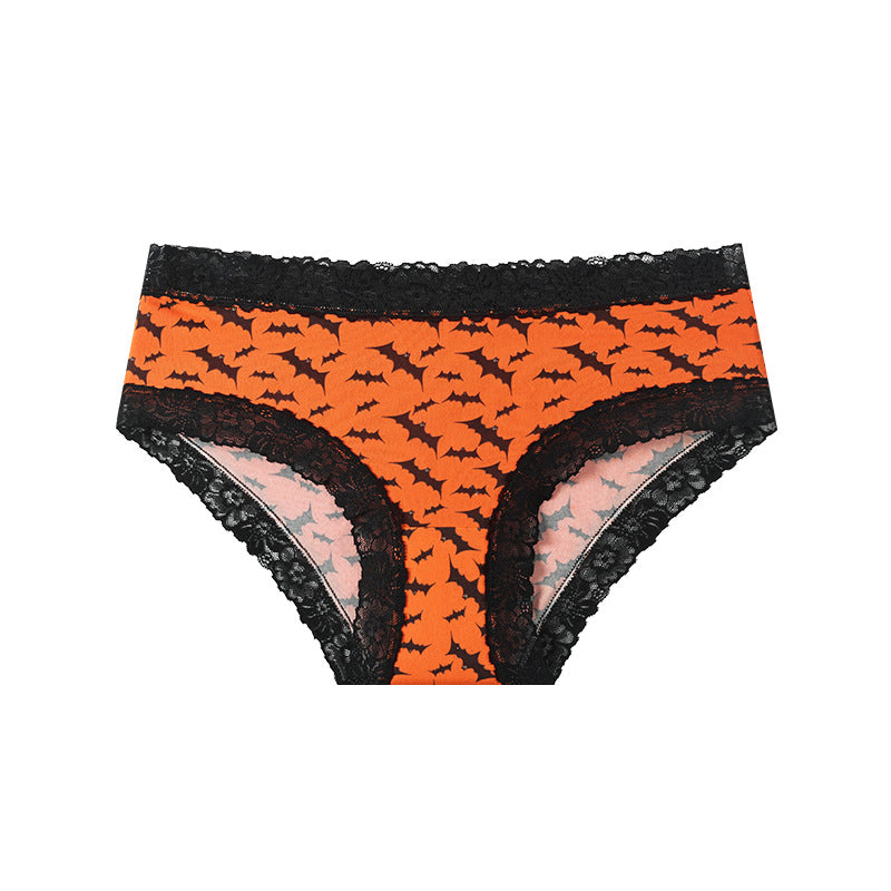 Halloween Lace Brief Panties