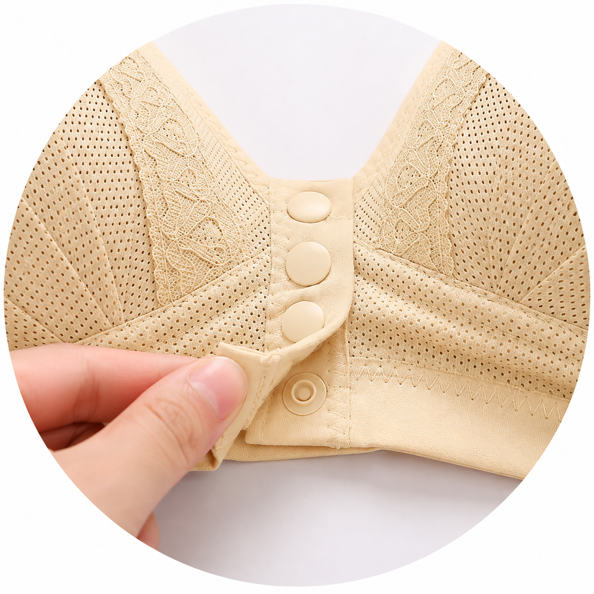 Front Closure Full Coverage Support Bra