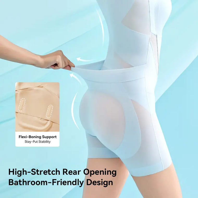 High-stretch rear opening