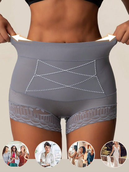 4-Pack High-Waisted Lace Sculpting Panties