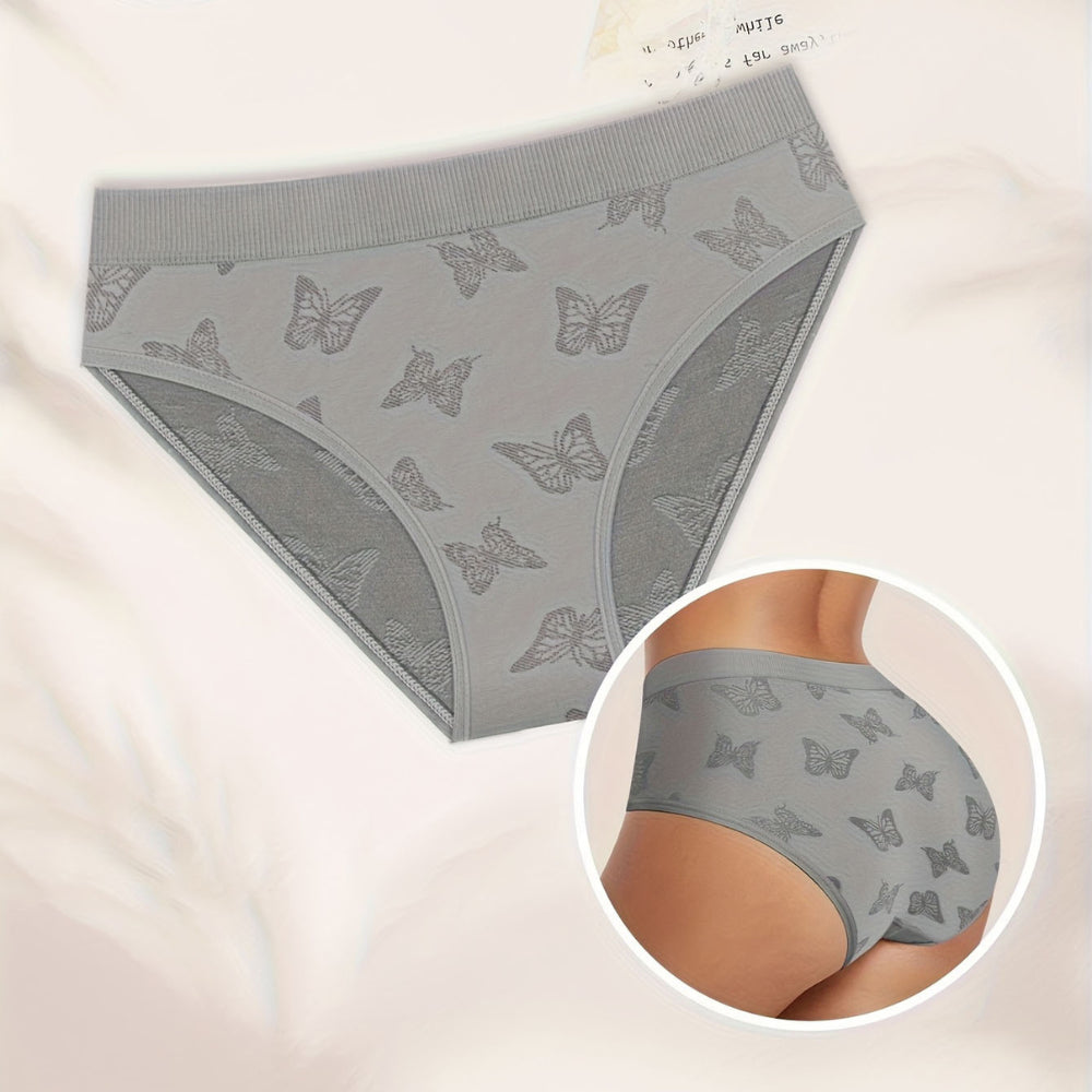 5-Pack Seamless Printed Low Rise Panties