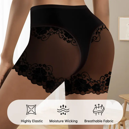 4-Pack Mesh Lace Boyshort Panties