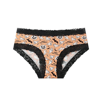 Halloween Lace Brief Panties