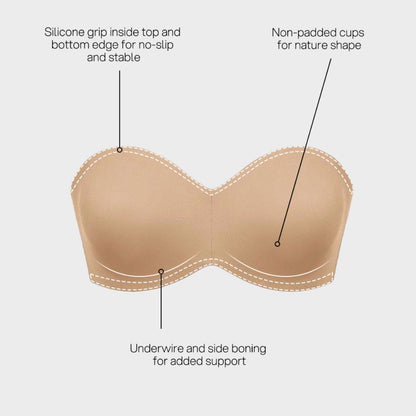 All-Day Support Strapless Bra