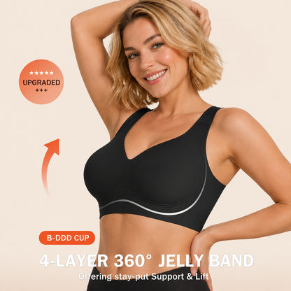 Comfortable Wireless Full Coverage Jelly Smoothing Bra