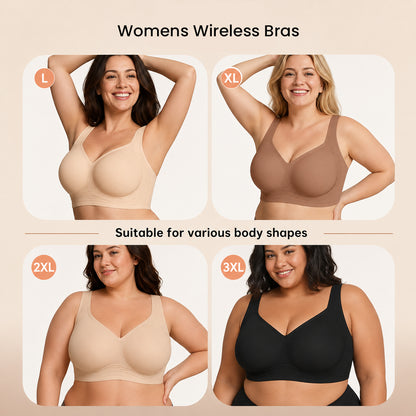 Comfortable Wireless Full Coverage Jelly Smoothing Bra