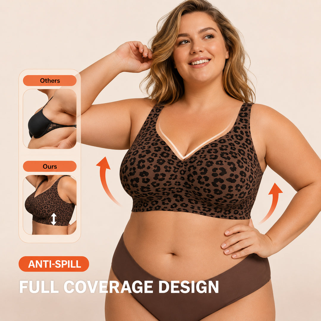 Comfortable Wireless Full Coverage Jelly Smoothing Bra