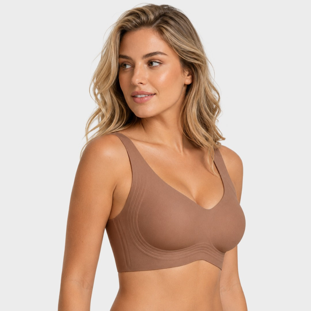 Comfortable Wireless Full Coverage Jelly Smoothing Bra