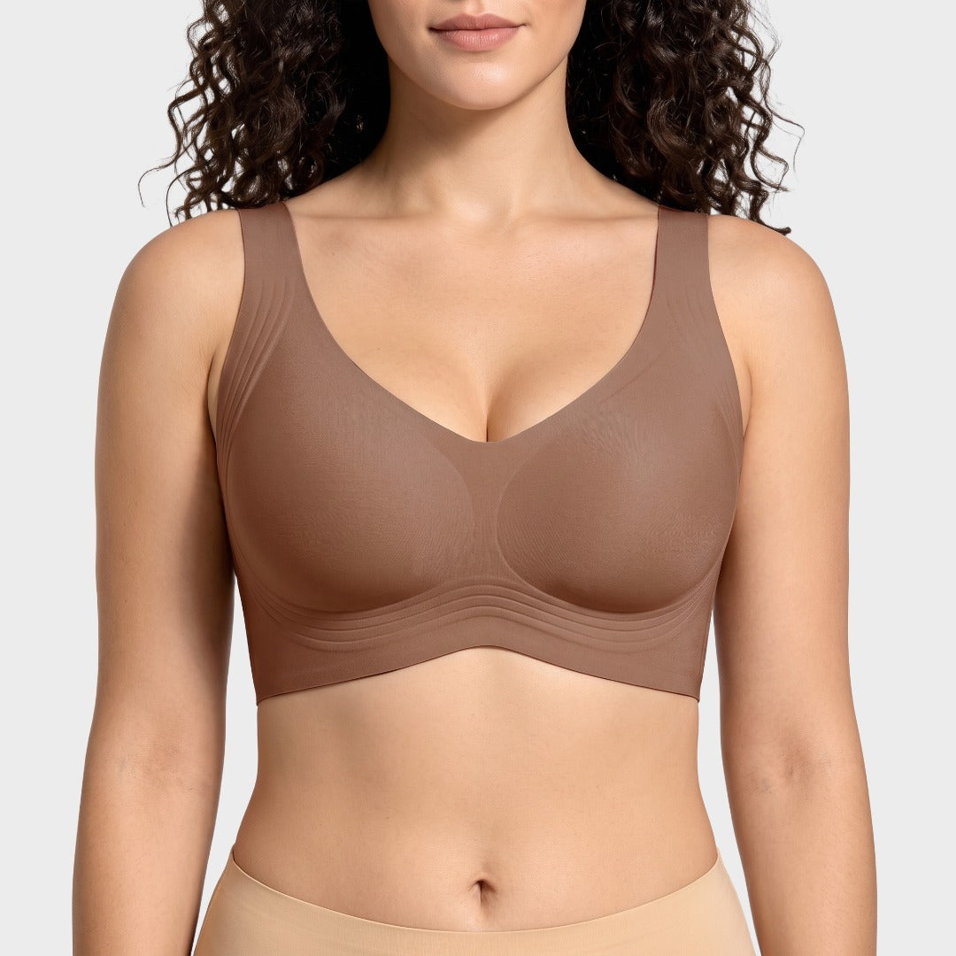 Comfortable Wireless Full Coverage Jelly Smoothing Bra