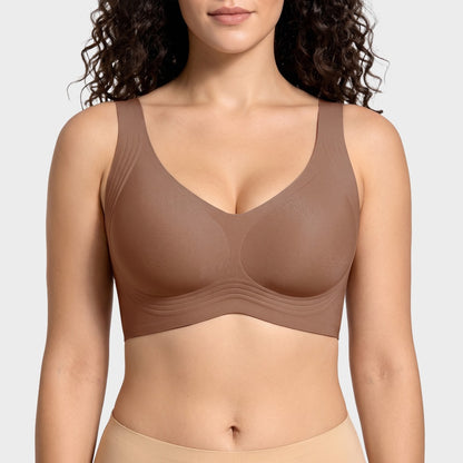Comfortable Wireless Full Coverage Jelly Smoothing Bra