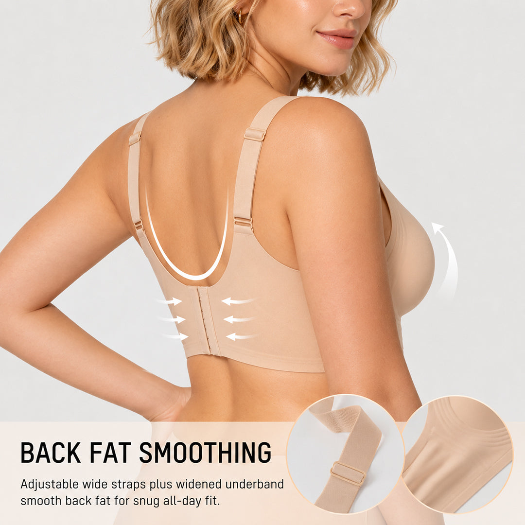 Comfortable Wireless Full Coverage Jelly Smoothing Bra