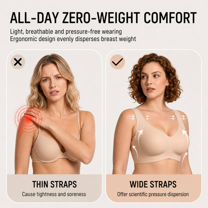 Comfortable Wireless Full Coverage Jelly Smoothing Bra