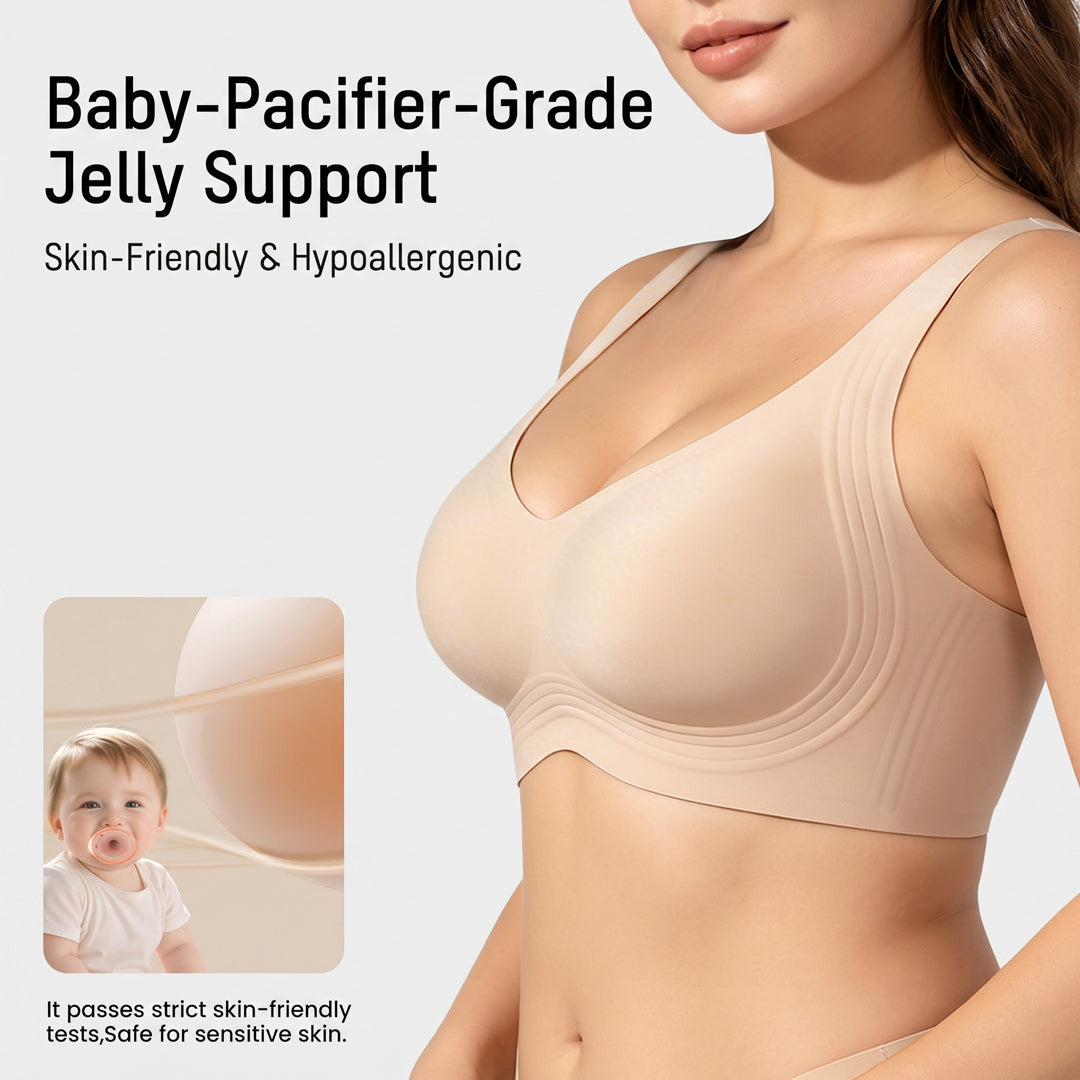Comfortable Wireless Full Coverage Jelly Smoothing Bra