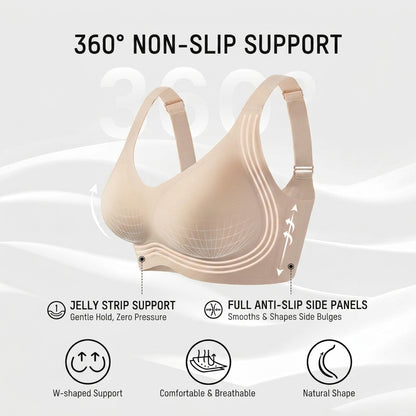 Comfortable Wireless Full Coverage Jelly Smoothing Bra