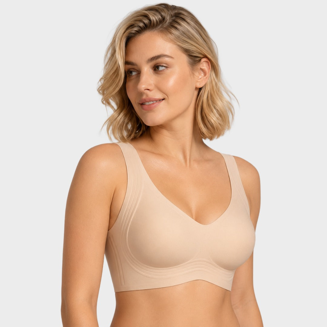 Comfortable Wireless Full Coverage Jelly Smoothing Bra