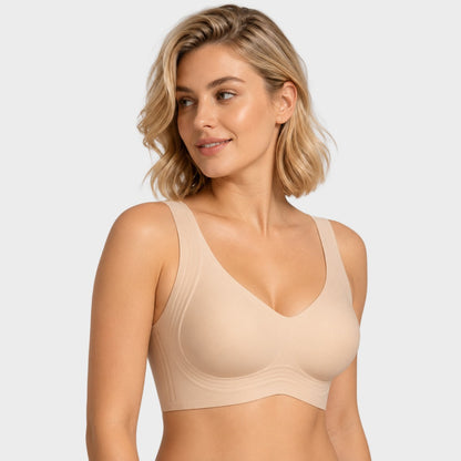 Comfortable Wireless Full Coverage Jelly Smoothing Bra