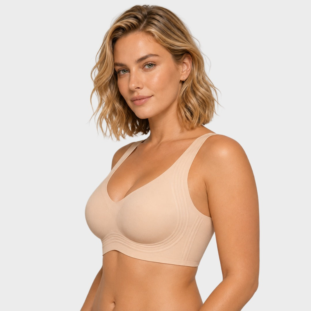 Comfortable Wireless Full Coverage Jelly Smoothing Bra
