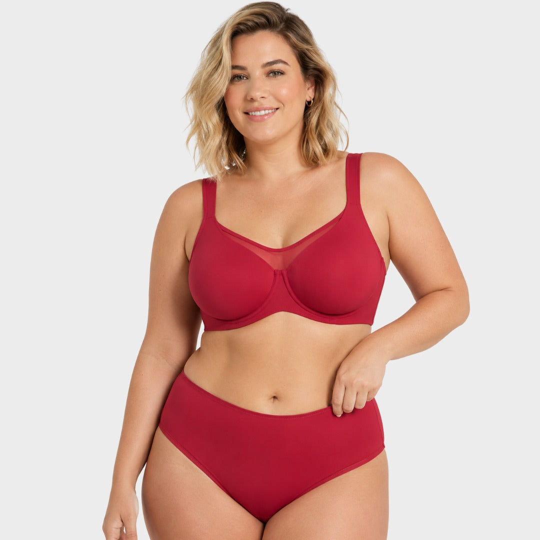 Plus Size Cooling Full Coverage Minimizer Bra