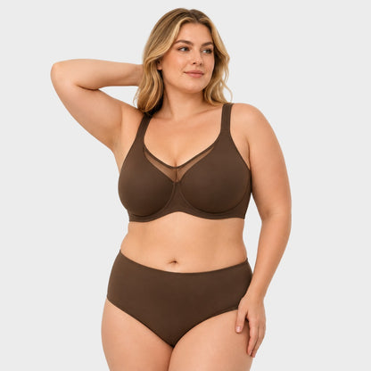 Plus Size Cooling Full Coverage Minimizer Bra