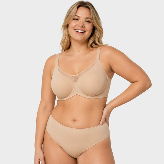 Plus Size Cooling Full Coverage Minimizer Bra