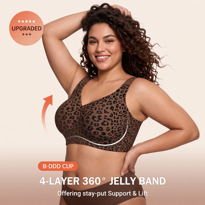 Comfortable Wireless Full Coverage Jelly Smoothing Bra