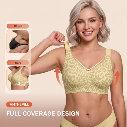 Comfortable Wireless Full Coverage Jelly Smoothing Bra