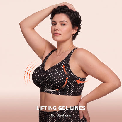 Comfortable Wireless Full Coverage Jelly Smoothing Bra