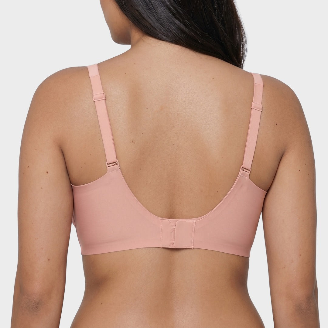 Seamless Deep V Push-Up Wireless Bra