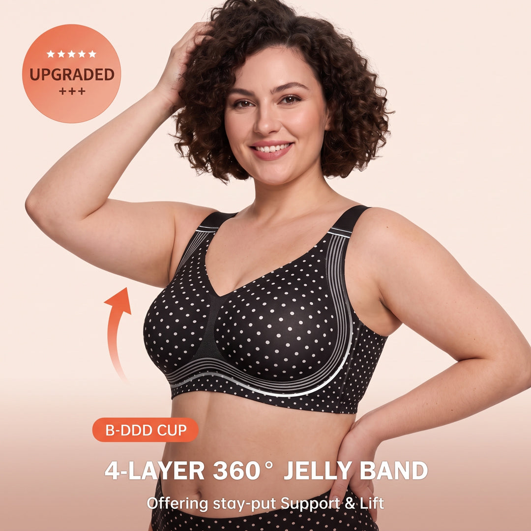 Comfortable Wireless Full Coverage Jelly Smoothing Bra