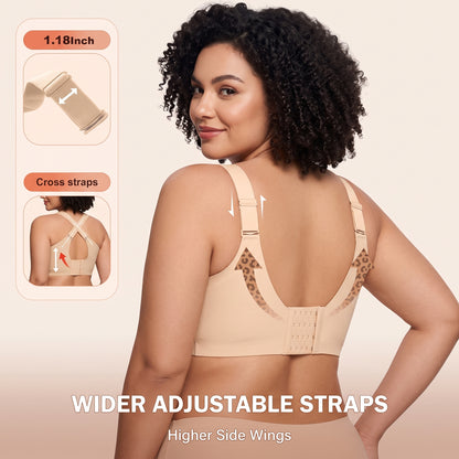 Comfortable Wireless Full Coverage Jelly Smoothing Bra