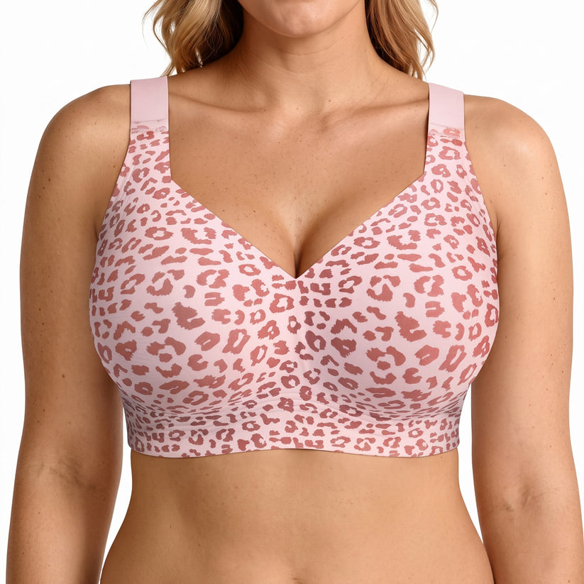Light Leopard Jelly Smoothing Bra
