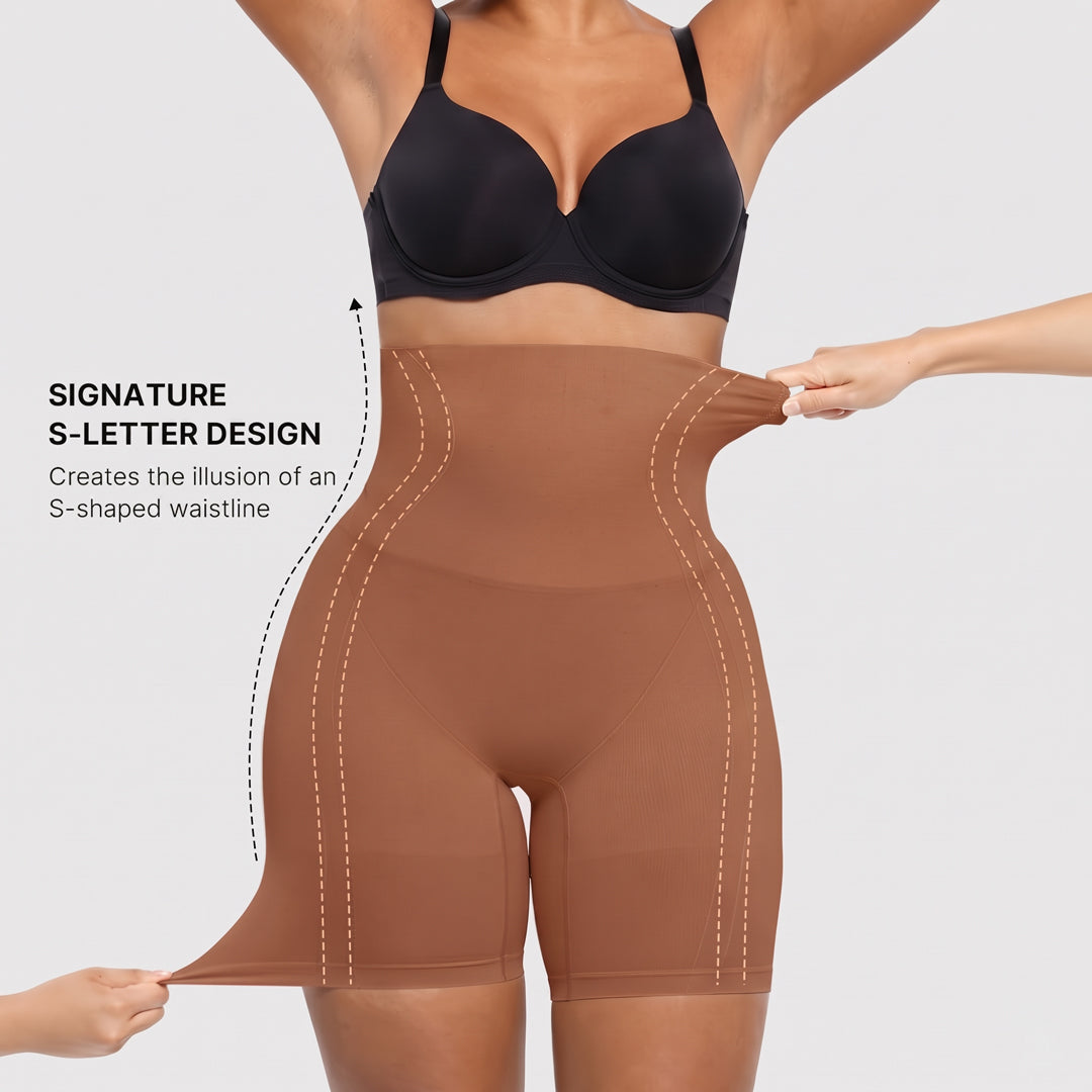 Seamless High-Waisted Sculpting Shorts