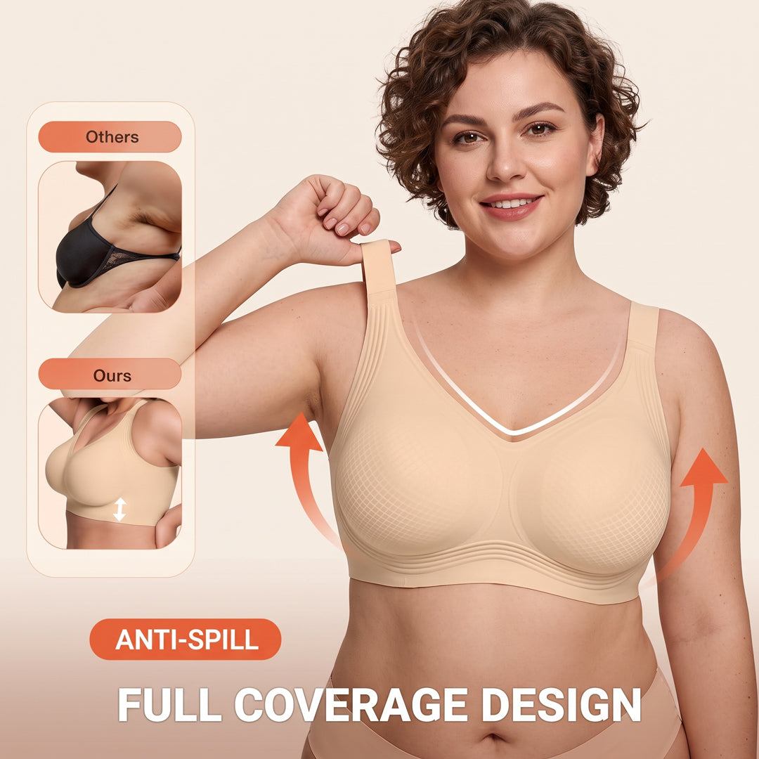Comfortable Wireless Full Coverage Jelly Smoothing Bra