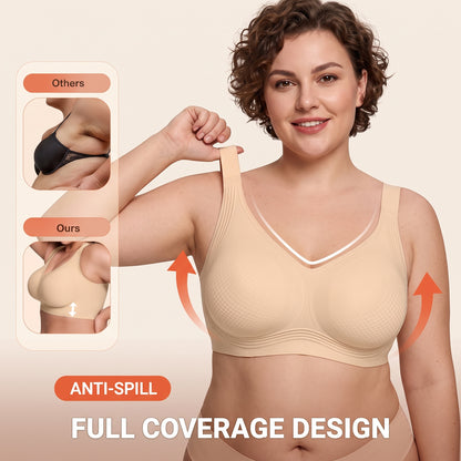 Comfortable Wireless Full Coverage Jelly Smoothing Bra