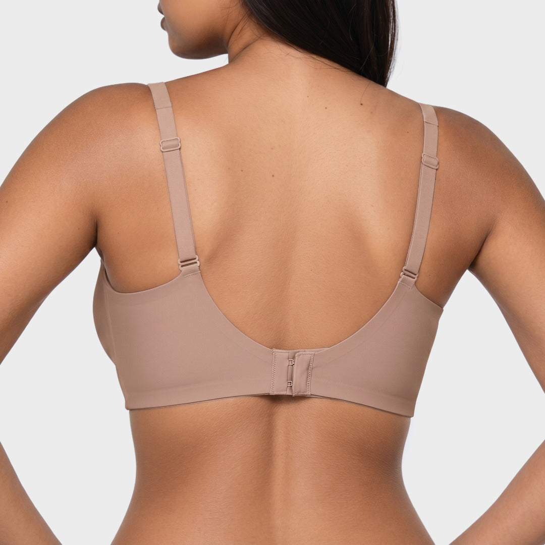 Seamless Deep V Push-Up Wireless Bra