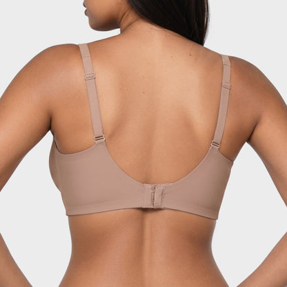 Seamless Deep V Push-Up Wireless Bra