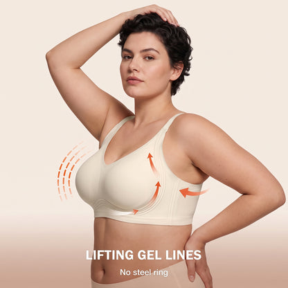 Comfortable Wireless Full Coverage Jelly Smoothing Bra