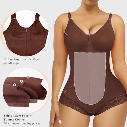 Overbust Colombian Faja Shapewear for Women with Tummy Control