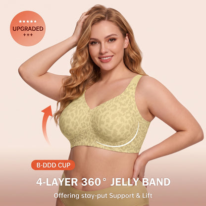 Comfortable Wireless Full Coverage Jelly Smoothing Bra